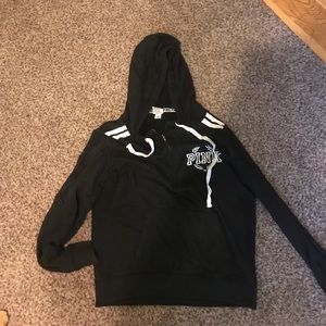 Pink quarter zip hoodie